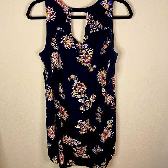 Old Navy Floral Shift Dress Sz L - Picture 4 of 4